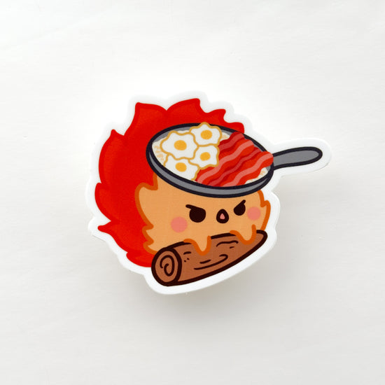 Fire Spirit Cooking Vinyl Sticker
