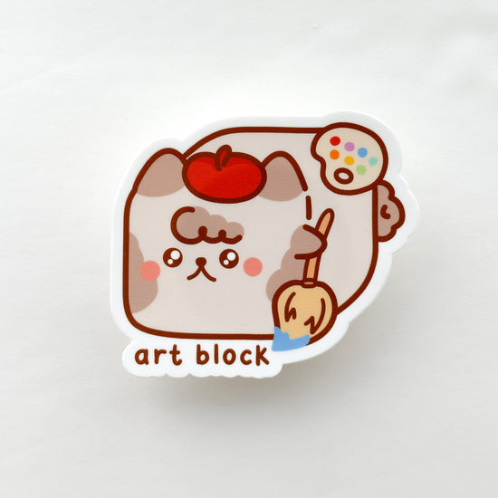 Art Block Vinyl Sticker