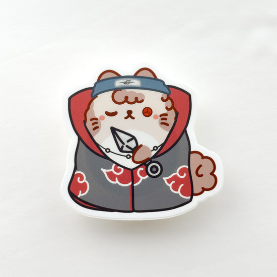 Rogue Ninja Cat Ujiha Itachi Vinyl Sticker