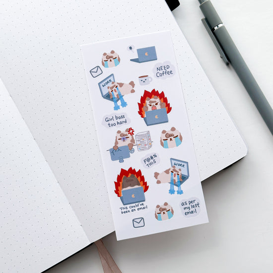 Work Life Sticker Sheet