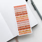 Fall Vibe Sticker Sheet
