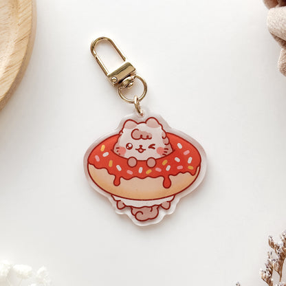 Doughnut Milkie Keychain