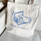 Canvas Tote Bag - Mentally on Vacation [Blue]