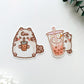 Set of 2 Boba Tea Milkie Vinyl Sticker