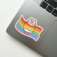 Pride LGBTQ2S+ Milkie Vinyl Sticker