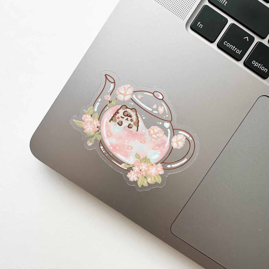 Milkie Tea Clear Vinyl Sticker Milkteanco