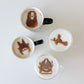 Coffee Stencils - Set of 4