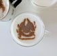 Coffee Stencil - Fire Boi